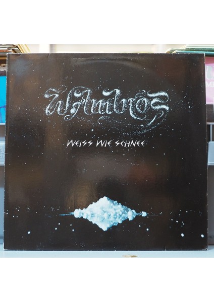 W. Ambros* Weiss Wie Schnee ,almanya Baskı 1980 Lp