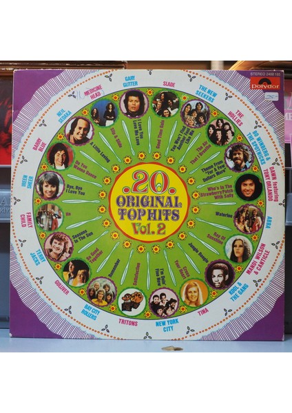 20 Original Top Hits Vol. 2 ,almanya Baskı 1974 Lp