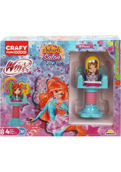 Winx Sihirli Salon Oyun Hamur Seti 15 Parça - Flora