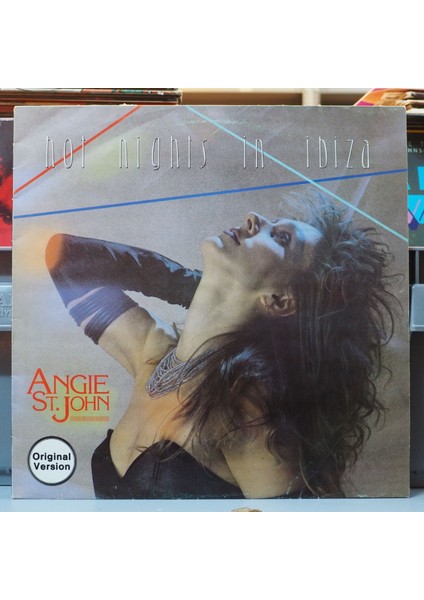 Angie St. John * Hot Nights In Ibiza,almanya Baskı 1987 Lp