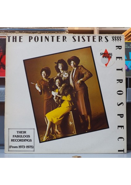 The Pointer Sisters* Retrospect ,ingiliz Baskı 1981 Lp
