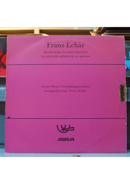 Franz Lehar* Melodienfolge Aus Seinen Operetten ,avusturya Baskı 2004 Lp