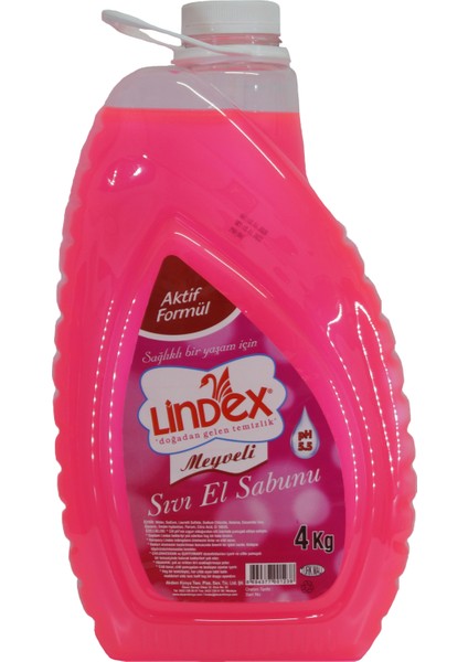 Sıvı El Sabunu Meyveli 4 kg 1koli*4adet