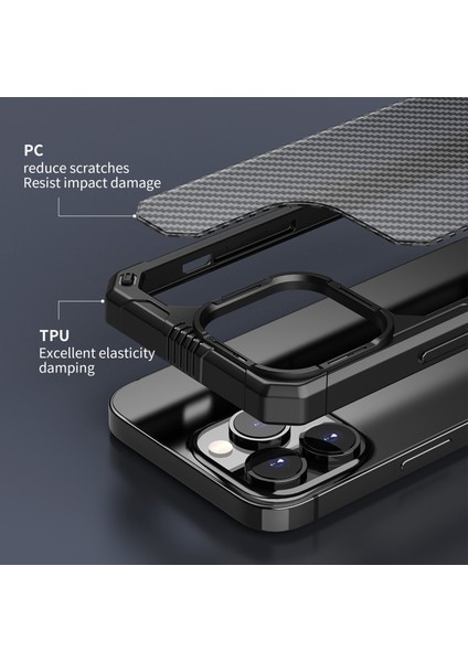 Apple iPhone 13 Koyu Mavi Için Karbon Fiber Pc + Tpu Kılıf modelleri