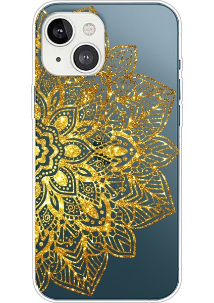 Yue Store Iphone 13 Gold Için Gradyan Dantel Tpu Kılıfı (Yurt Dışından)