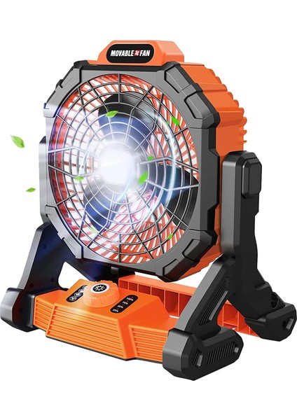X25 LED Hafif Turuncu ile USB Şarj Fanı (Yurt Dışından)