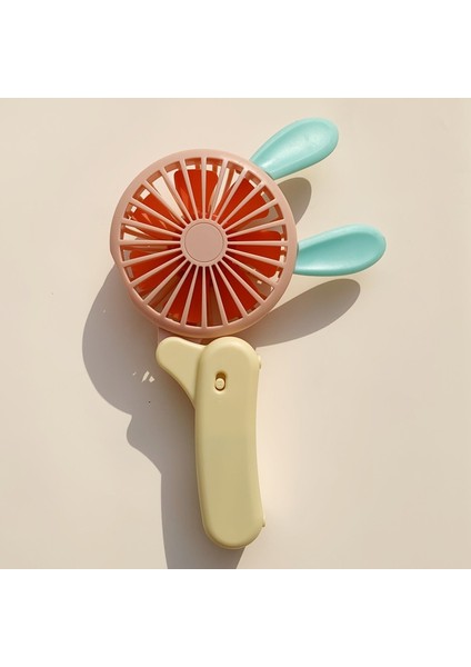 Sevimli Rab Katlanabilir USB Şarj Fan (Yurt Dışından)