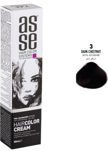 Tüp Boya 60 Ml 3 Koyu Kestane