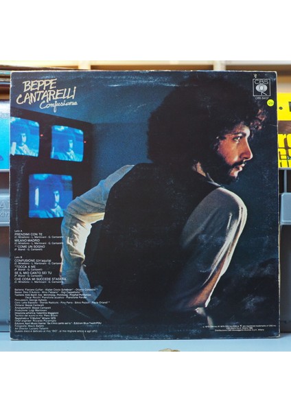 Beppe Cantarelli * Confusione,italyan Baskı 1980 Lp