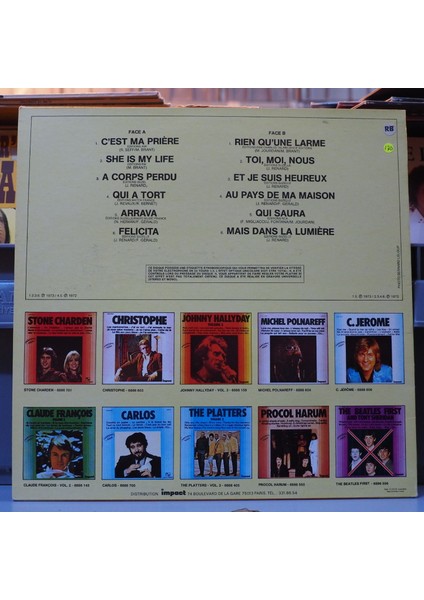 Mike Brant * Mike Brant.*fransız Baskı 1976 Lp