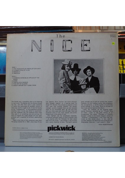 The Nice,ingiliz Baskı 1972 Lp