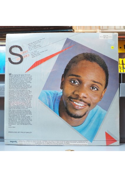 Philip Bailey * The Wonders Of His Love,hollanda Baskı 1984 Lp