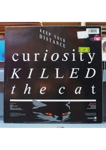 Curiosity Killed The Cat * Keep Your Distance,hollanda Baskı 1987 Lp fiyatları