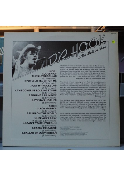 Dr. Hook & The Medicine Show * Sylvia's Mother ,ingiliz Baskı 1984 Lp