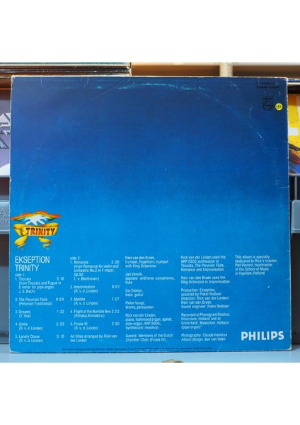 Ekseption * Trinity ,isvçre Baskı 1973 Lp