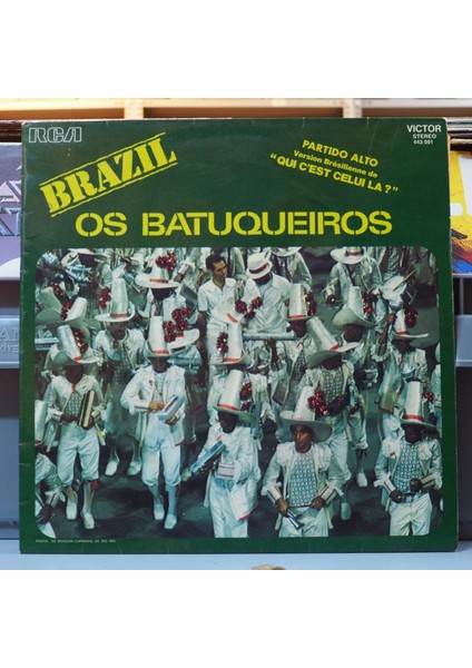 Os Batuqueiros * Brazil Os Batuqueiros,fransa Baskı 1972 Lp
