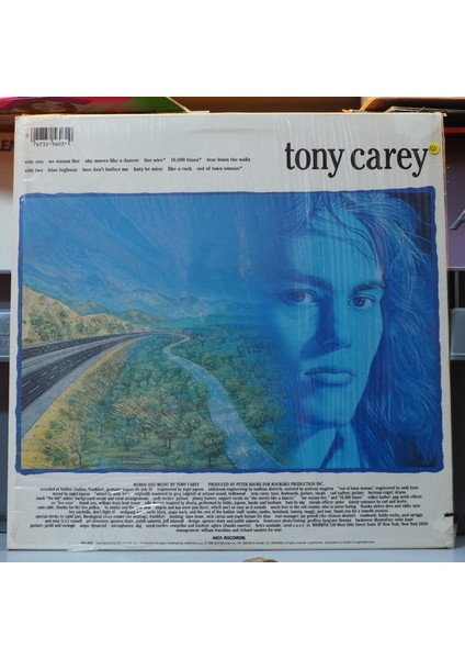 Tony Carey * Blue Highway ,amerikan Baskı 1985 Lp
