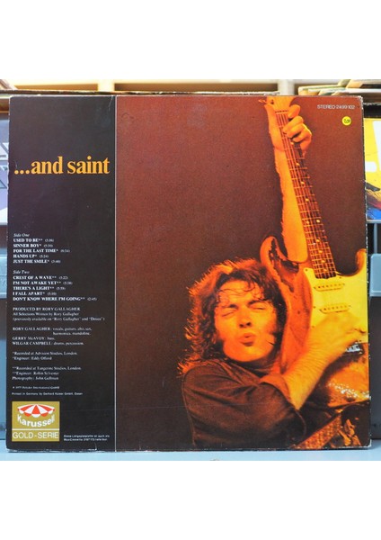 Rory Gallagher * Sinner... And Saint,almanya Baskı 1975 Lp