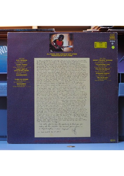 Elo* Elo's Greatest Hits ,ingiltere Baskı 1979 Lp