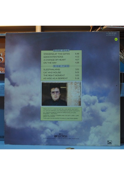 Gerry Rafferty * Sleepwalking ,almanya Baskı 1982 Lp fiyatları