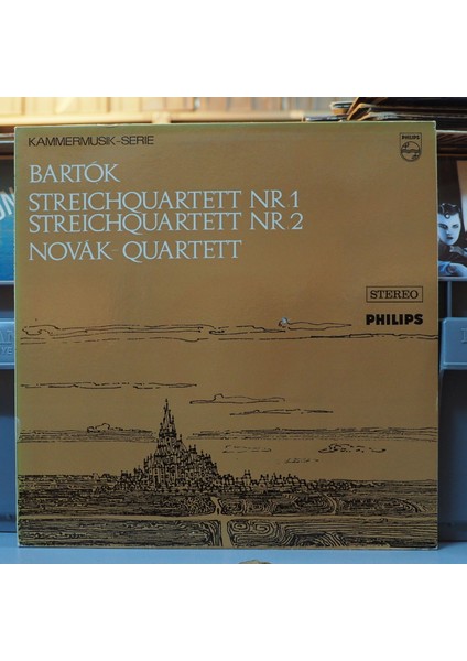 Bartók* Novák-Quartett* Streichquartett Nr. 1 / Streichquartett Nr. 2 ,almanya Baskı 1968 Lp
