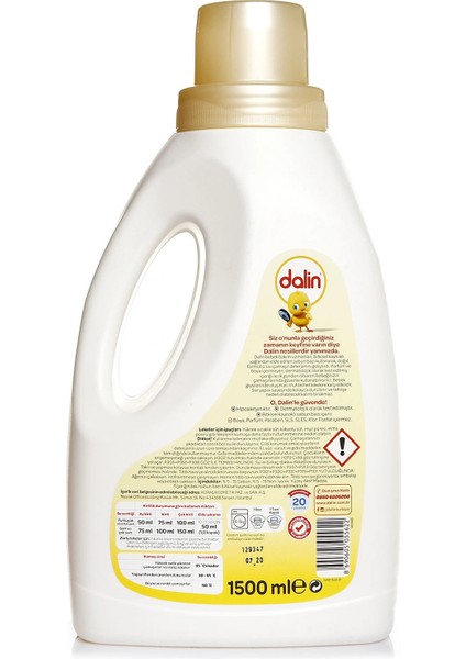 Sensitive Doğal Sabun Bazlı Sıvı Çamaşır Deterjanı 1500ML