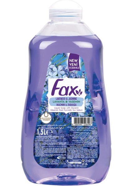 Fax Sıvı Sabun Yasemın&lavanta 1,5lt