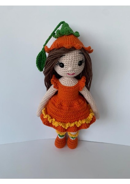 Kabak Çiçeği Bebek Amigurumi Organik Oyuncak modelleri