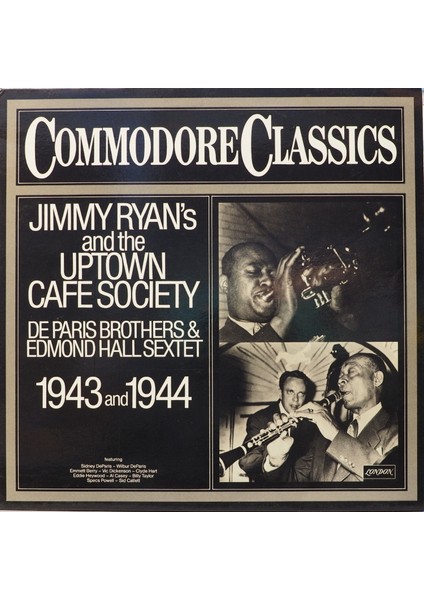 De Paris Brothers&edmond Hall Sextet Jimmy Ryan's And The Uptown Cafe Society
