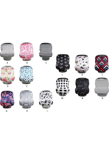 Parteri Ön Cam Emzirme Havlu (Siyah Beyaz Izgara) (Yurt Dışından) fırsatları