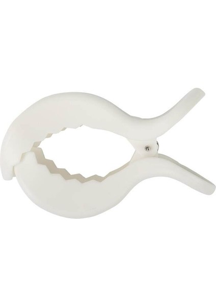 4 Torba Bebek Araba Battaniye Klips, Renk: 2 Adet (Beyaz) (Yurt Dışından)