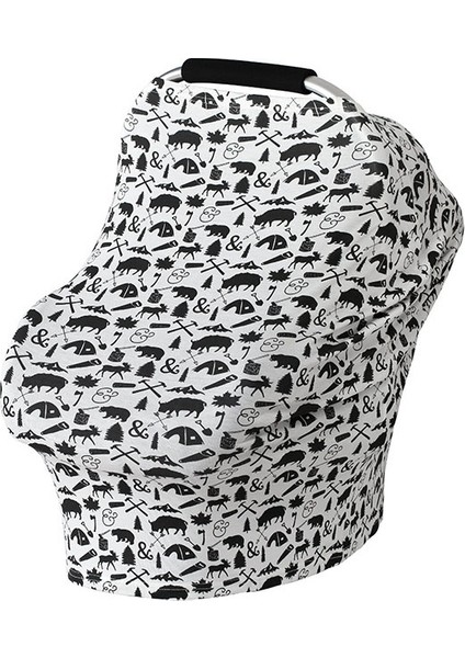 Çok Fonksiyonlu Pamuklu Hemşirelik Havlu Güvenlik Koltuğu Yastık Arabası Kapağı (Hayvanlar) (Yurt Dışından)