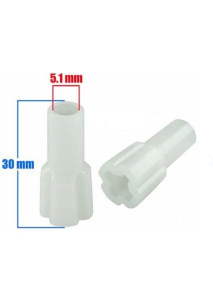 Arçelik Ark 51 Hb Blender Motor Ucu Aktarma Dişlisi Kavrama Parçası 2 Adet