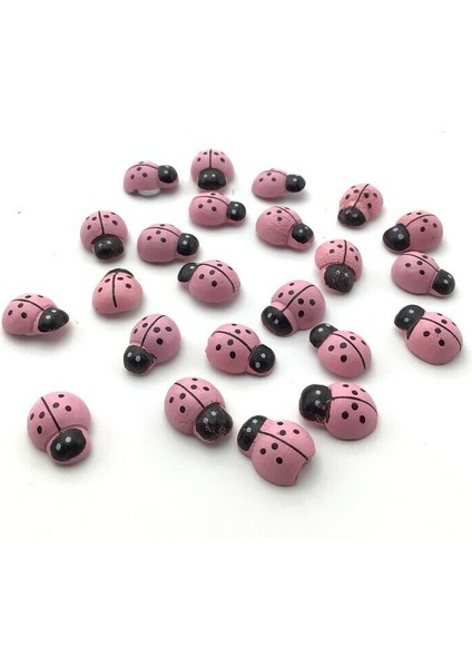 Uğur Böceği Yapışkanlı (1 Paket 50 Ad) pembe