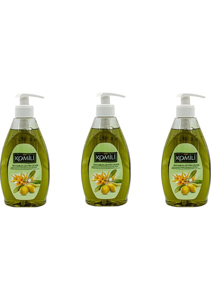 Sıvı Sabun Zeytin Çiçeği 400 ml 3 Lü