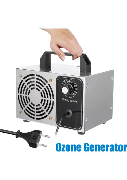 Ozon Jeneratörü 28G / H Ozon Makinesi O3 Hava Temizleyici - Gümüş (Yurt Dışından)