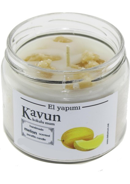 Mum Kavun Kokulu 400GR Cam Kavanozda modelleri