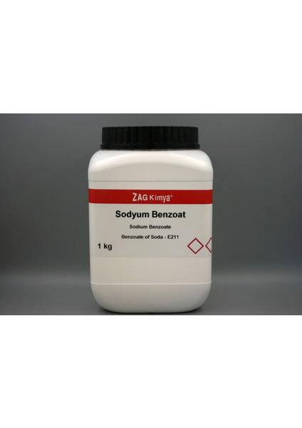 Sodyum Benzoat Toz, Food Grade (Gıda Kalite ) 1 kg