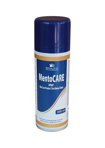 Royal İlaç Royal Mentocare Sprey 200ML Yara Temizleme Antiseptiği Mavi Sprey