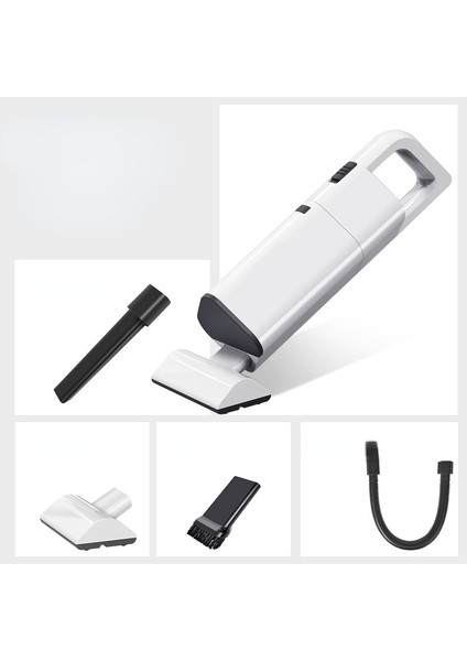 El Araba Elektrikli Süpürge Kablosuz Yüksek Güç 120W Çift Kullanımlı Ev Araba Elektrikli Süpürge Pet Elektrikli Epilatör (Yurt Dışından)