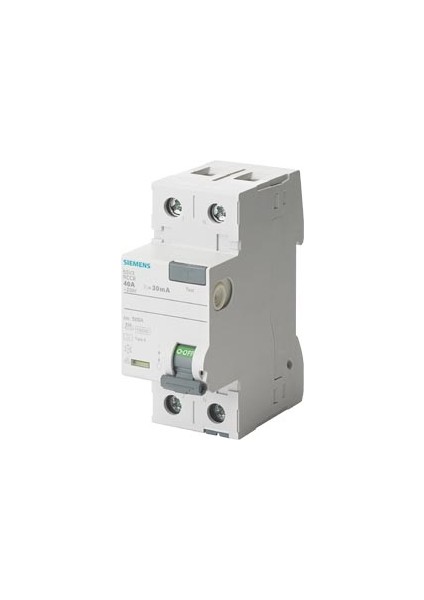 5SV3314-6 Kaçak Akım Koruma Rölesi 2X40A 30 Ma
