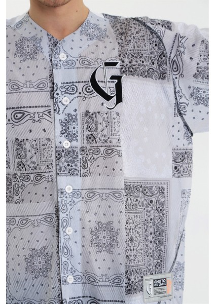 - Bandana Desenli Beyaz Beyzbol Forması fırsatları