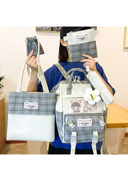 Ilkokul Öğrencilerinin Okul Çantası 4 Parça Set (Yurt Dışından)I(Aksesuarlar Dahil) fiyatları