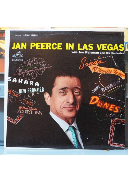 Jan Peerce With Joe Reisman And His Orchestra,jan Peerce In Las Vegas,amerikan Baskı 1958LP