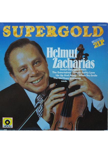 Helmut Zacharias,supergold,almanya BASKI,1976 2lp