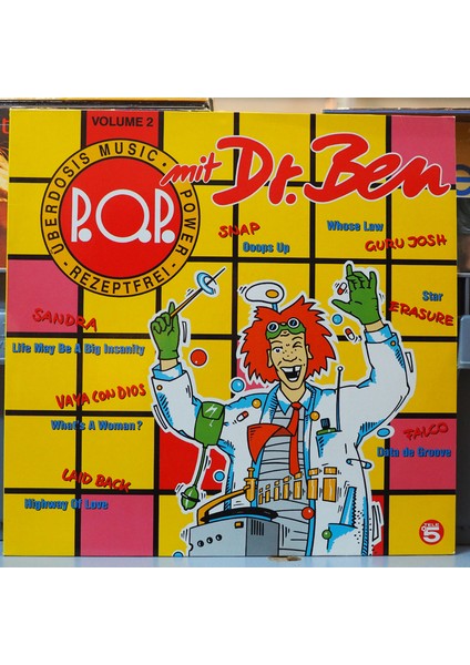 P.o.p. Mit Dr. Ben Volume 2,fransa Baskı 1990 Lp