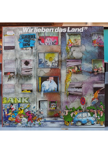 Schroeder Roadshow,wir Lieben Das Land,almanya Baskı 1983 Lp