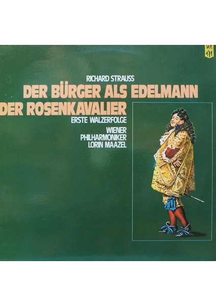 Richard Strauss, Wiener Philharmoniker, Lorin Maazel ,der ,isviçre Baskı 1967 Lp