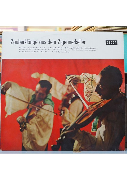 Claude-Pali Guestross Und Seine Zigeuner*zauberklänge Aus Dem Zigeunerkelle,almanya Baskı 1973LP