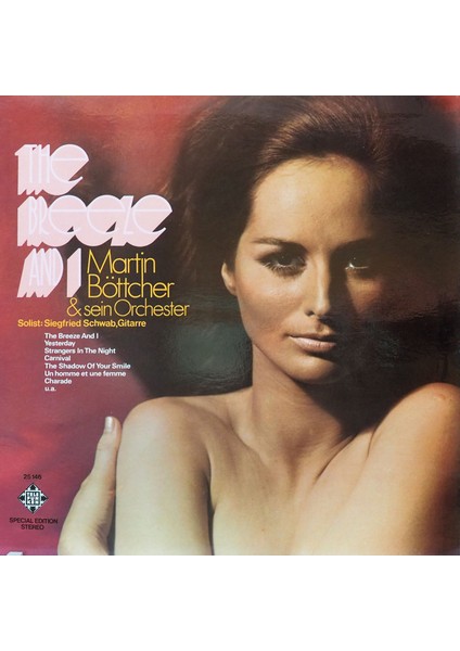 Martin Böttcher Und Sein Orchester* Solist:siegfried Schwab,the Breeze And ,almanya Baskı 1986 Lp